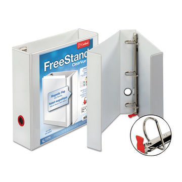 Cardinal® Freestand Easy Open Locking Slant-d Ring Binder, 3 Rings, 2" Capacity, 11 X 8.5, White freeshipping - TVN Wholesale